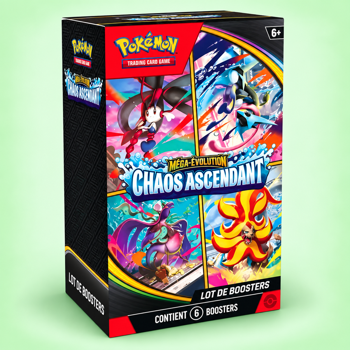 Pokémon – Bundle 6 Boosters Chaos Ascendant – Méga-Évolution - Français