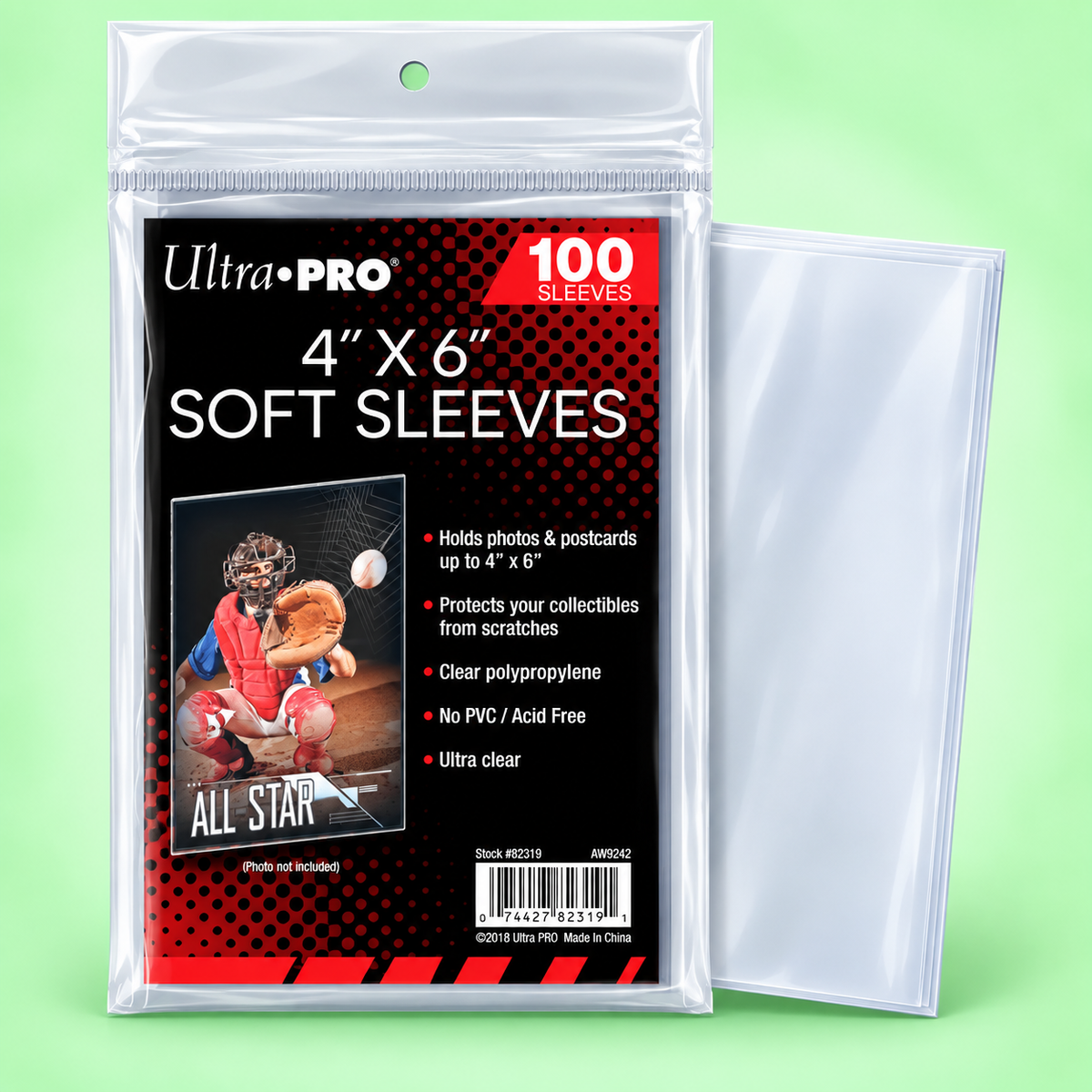 Ultra PRO – 100 Sleeves Standard – Transparentes – 66 × 91 mm