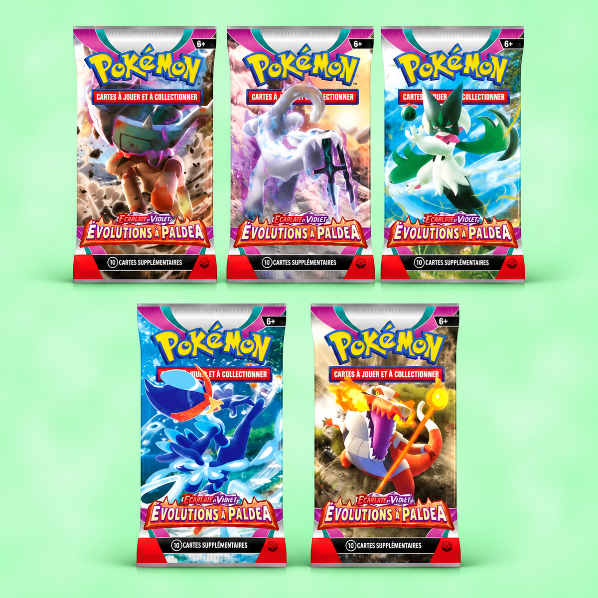 Pokémon - Booster loose Écarlate et violet - EV02 - Français - Illustration aléatoire